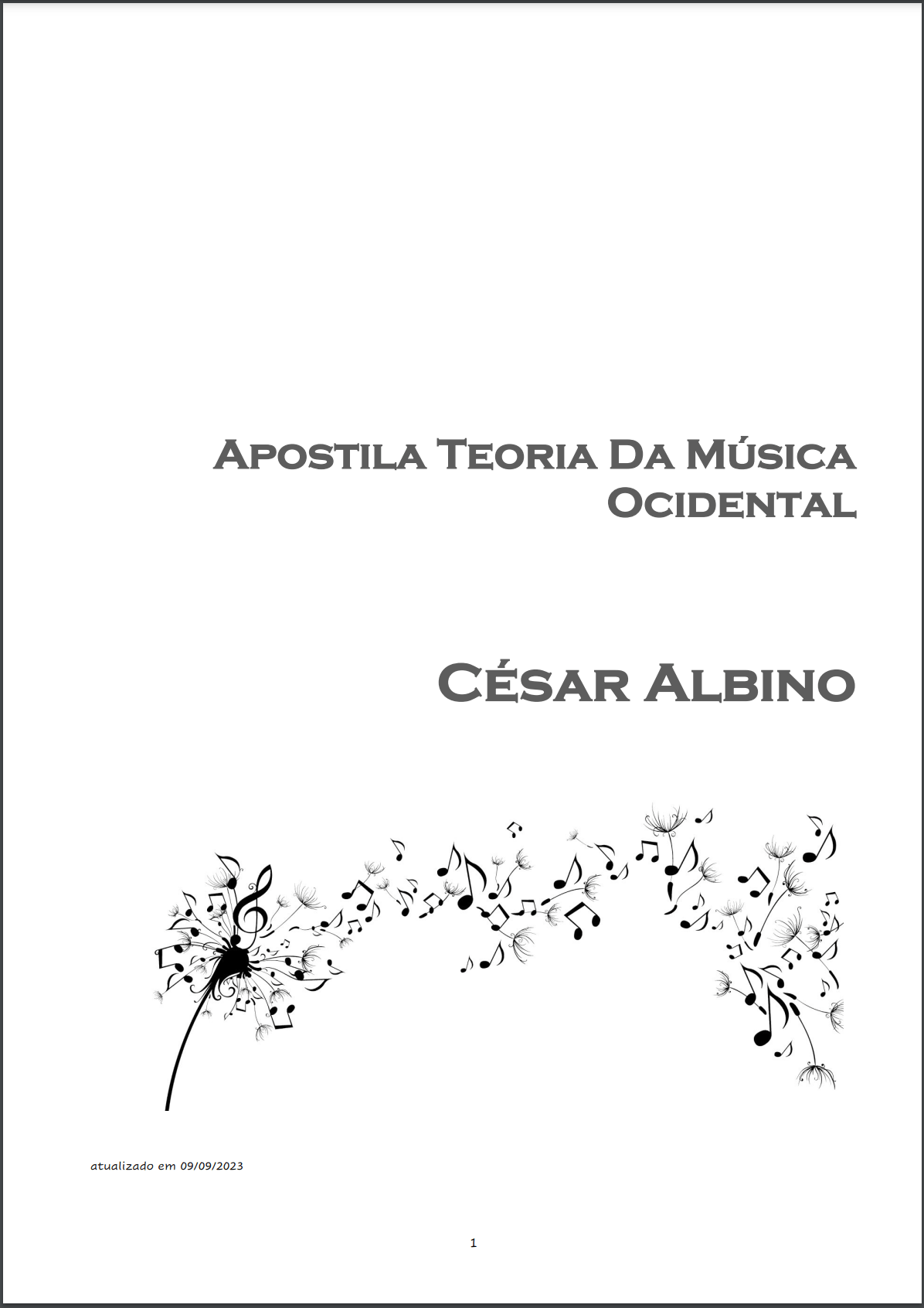 Apostila Teoria da Musica Ocidental
